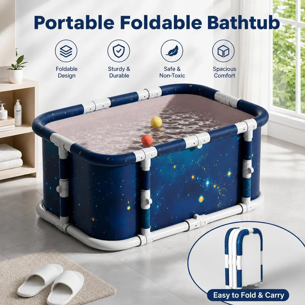 Kalmbath Long 115 – Baignoire portable 115 × 55 × 50 cm avec coussin (entrepôt DE)