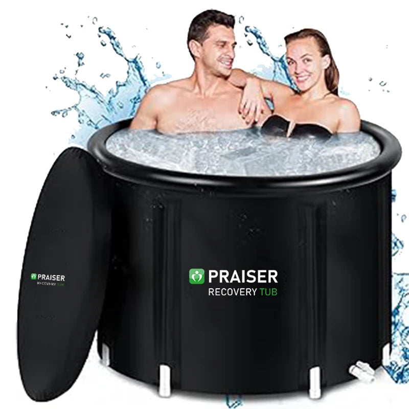 Kalmbath Noir Luxe – Bain de glace pliant adulte